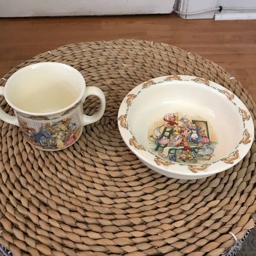 Royal Doulton Bunnykins children’s cup&bowl set